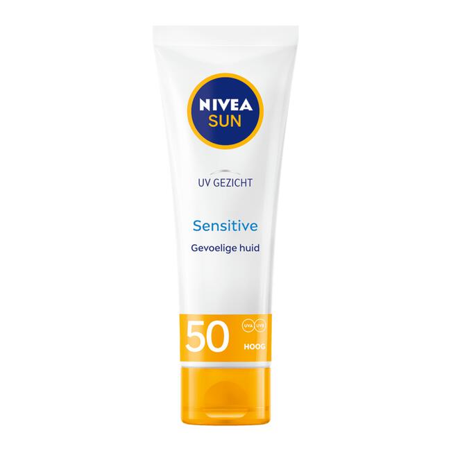 NIVEA SUN Gezicht Zonnebrandcrème Sensitive SPF 50 50 ML