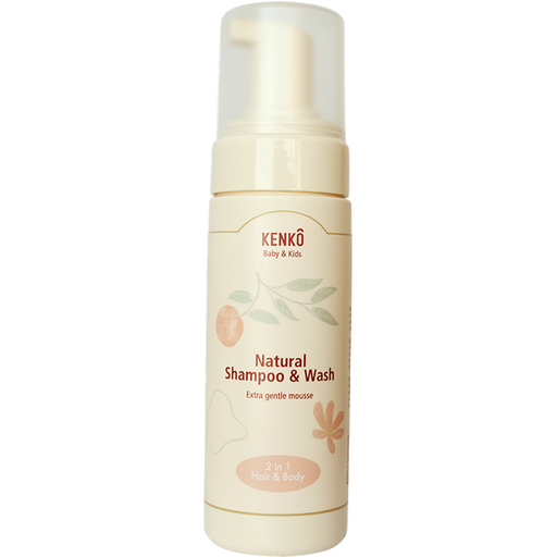 Kenkô Baby & Kids Natural Wash and Shampoo Mousse 150 ML