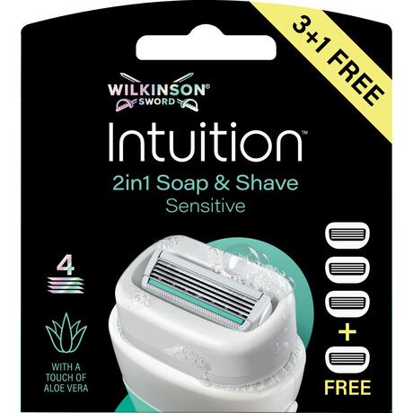 Wilkinson EU26 Intuition 2in1 Sensitive Blades 3+1 pack