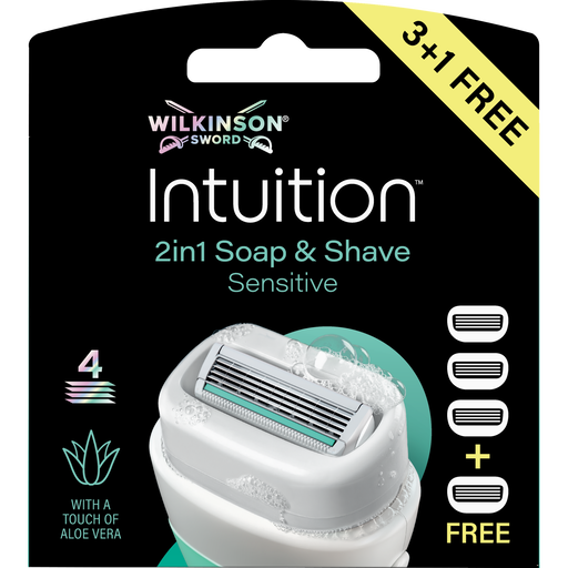 Wilkinson Sword Intuition 2-in-1 Sensitive Navulmesjes 4 stuks