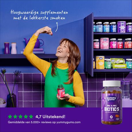 Yummygums Pre & Pro Biotics 60 stuks