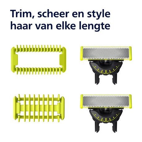 Philips OneBlade 360 Vervangmesjes + Body kit - QP624/50