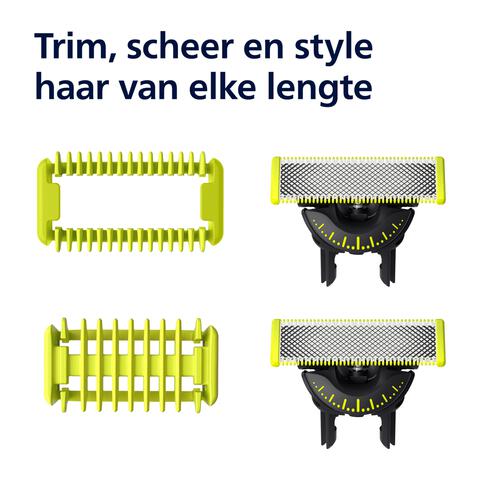 Philips OneBlade 360 Vervangmesjes + Body kit - QP624/50