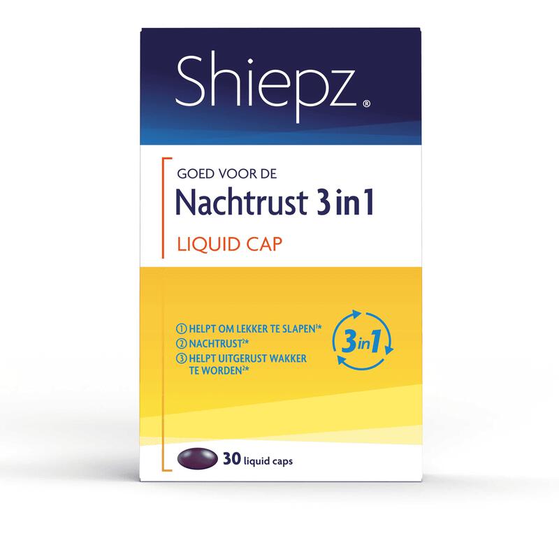 Shiepz Nachtrust 3in1 Liquid Capsules 30 stuks