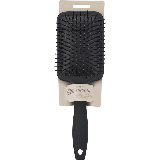 Etos Extra Smooth Paddle Borstel Zwart
