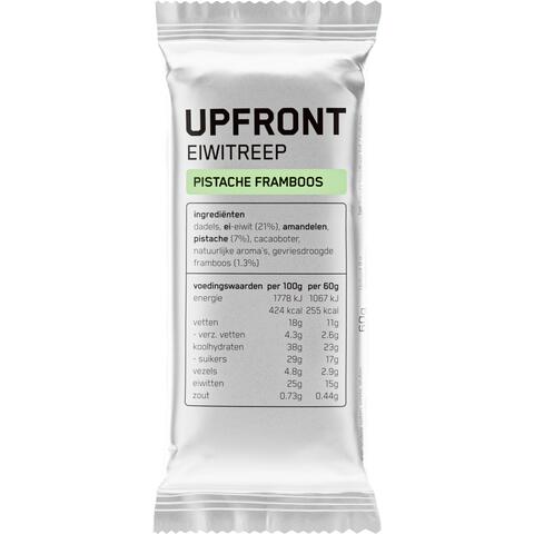Upfront eiwitreep pistache/framboos 60g