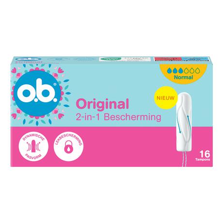 O.B. Original Dynamic Fit Normal Tampons 16 Stuks