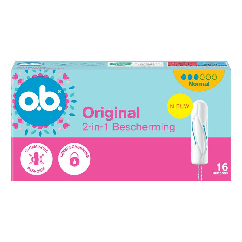 o.b.® Original Dynamic Fit Normal Tampons 16 Stuks