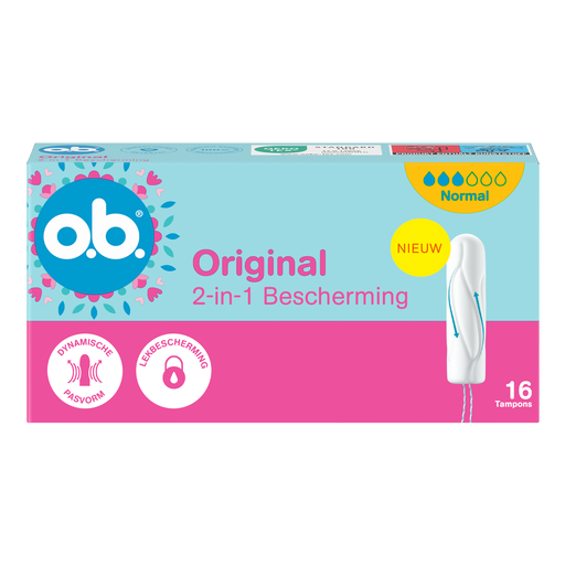 o.b.® Original Dynamic Fit Normal Tampons 16 Stuks