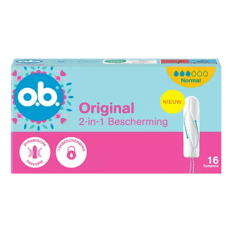 o.b.® Original Dynamic Fit Normal Tampons 16 Stuks