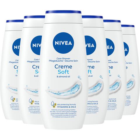 NIVEA Crème Soft Douchecrème 250 ML Multipack 6 stuks