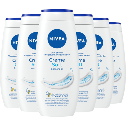 NIVEA Crï¿½me Soft Douchecrï¿½me 250 ML Multipack 6 stuks