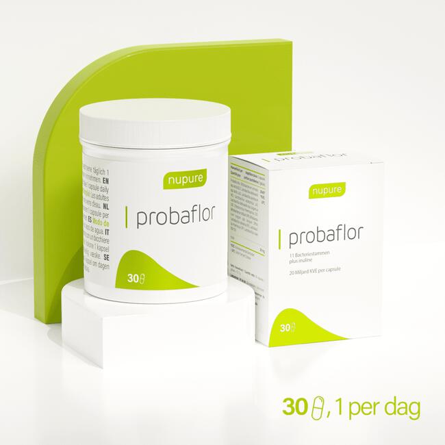 Nupure probaflor - Probiotica complex, hooggedoseerd met inulin, 30 capsules