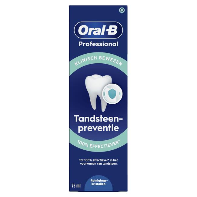Oral-B Professional Tandsteencontrole Reinigingskristallen Tandpasta - 75 ML