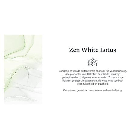 Therme Zen White Lotus Scrub 200ml + Butter 75g + Foam 200ml Geschenkset
