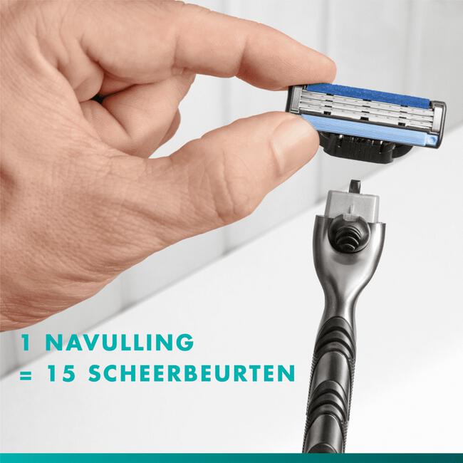 Gillette Mach3 Navulmesjes 20 Stuks