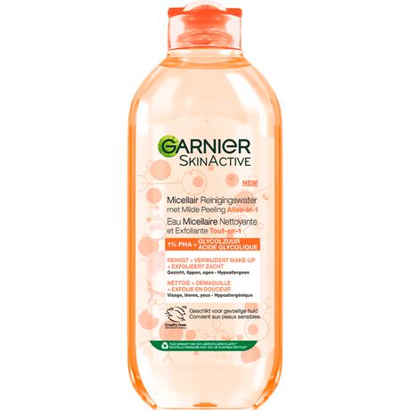 Garnier SkinActive Micellair Reinigingswater Milde Peeling Alles-in-1 400 ML