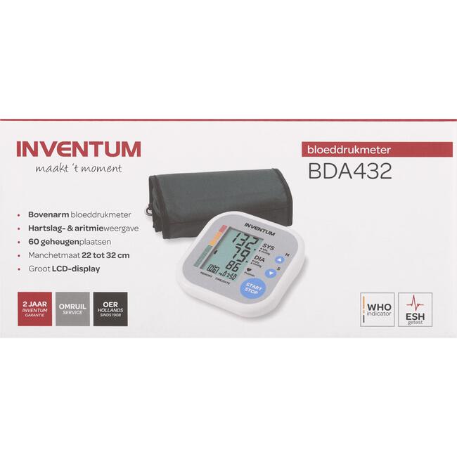 Inventum BDA432 Bloeddrukmeter Bovenarm