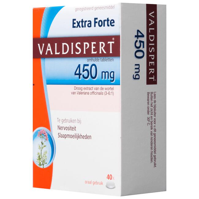 Valdispert Extra Forte 450 mg 40 tabletten