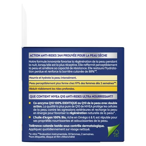 NIVEA Q10 Power Anti-Rimpel Extra Voedend Herstellende Nachtcrème 50 ML