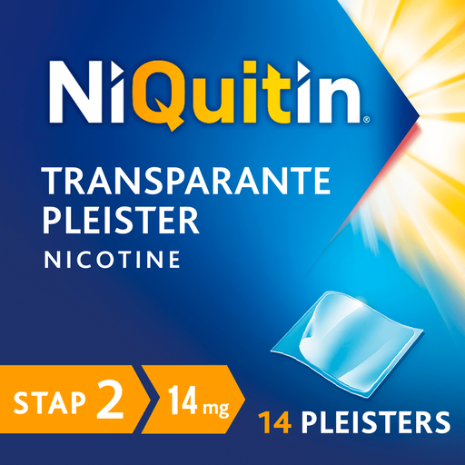 NiQuitin Clear Pleisters 14 MG Stoppen met Roken 14 stuks