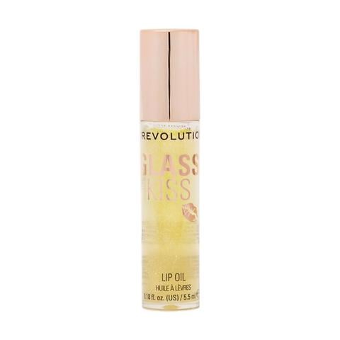 Revolution Glass Kiss Roller Ball Lip Oil Stardust Lemon Shimmer