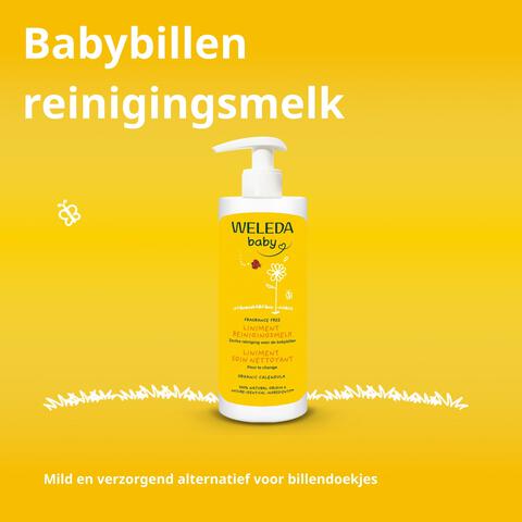 Weleda Calendula Liniment Babybillen Reinigingsmelk 400 ML