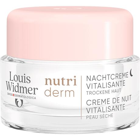 Louis Widmer Nutriderm Nachtcrème Vitalisante Zonder Parfum 50 ML