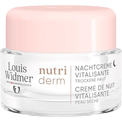 Louis Widmer Nutriderm Nachtcrème Vitalisante Zonder Parfum 50 ML