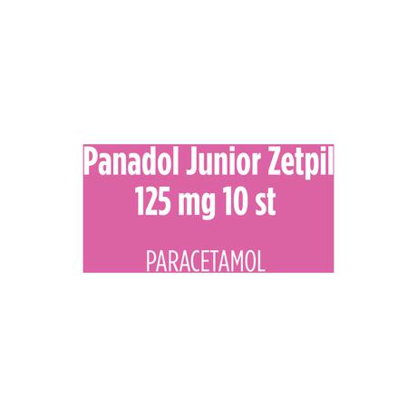 Panadol Junior Zetpillen 125 mg Paracetemol voor Kinderen van 3 maanden tot 1 jaar