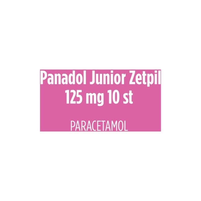 Panadol Junior Zetpillen 125 mg Paracetemol voor Kinderen van 3 maanden tot 1 jaar