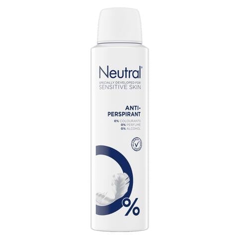 Neutral Anti-Transparant Parfumvrij Deodorant Spray 150 ML