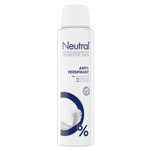 Neutral Anti-Transparant Parfumvrij Deodorant Spray 150 ML
