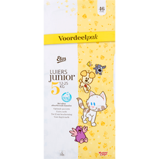 Etos Woezel & Pip Luiers Junior Voordeelpak Maat 5 12-25 kg  46 stuks