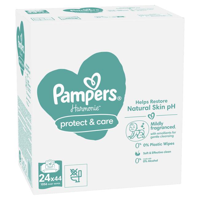 Pampers Harmonie Protect & Care Calendula Billendoekjes 24x44 Stuks
