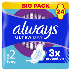 Always Maandverband Ultra Day Long Wings Big Pack 24 stuks