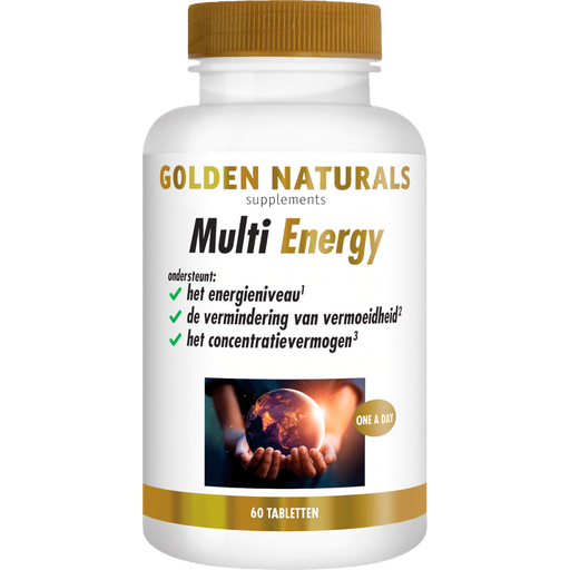 Golden Naturals Multi Energy Tabletten 60 stuks