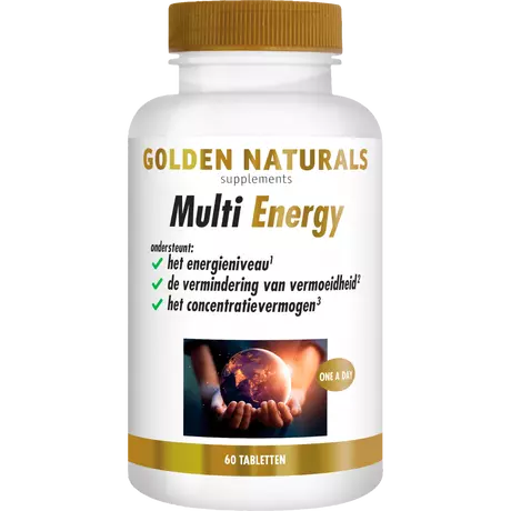 Golden Naturals Multi Energy Tabletten 60 stuks