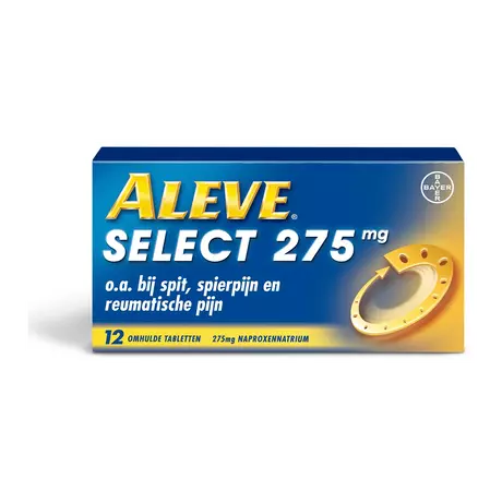 Aleve Select Bij Rugpijn Spierpijn en Gewrichtspijn Tabletten 12 stuks