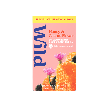 Wild Honey & Cactus Deodorant Refill Value Pack 80 gram