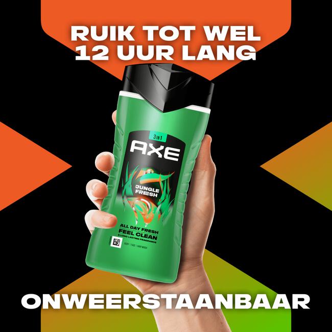 AXE Jungle Fresh 3-in-1 Douchegel 250 ml