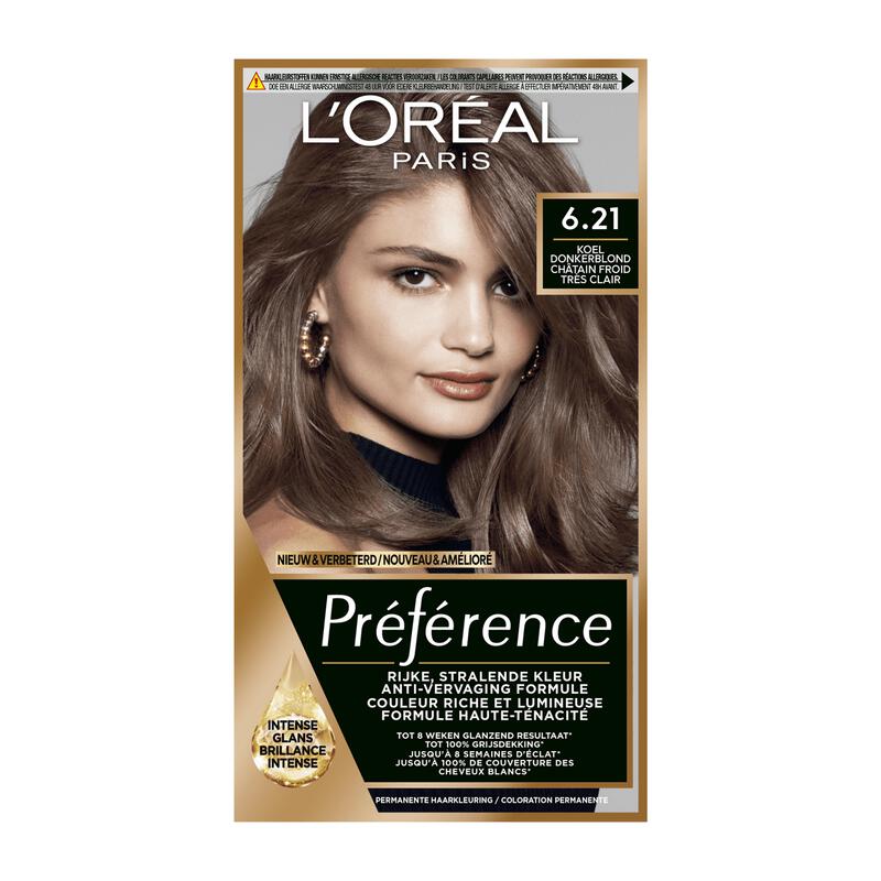L'Oréal Paris Préférence 6.21 Zurich Zeer Licht Koel Bruin Haarkleuring