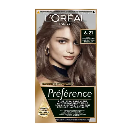 L'Oréal Paris Préférence 6.21 Zurich Zeer Licht Koel Bruin Haarkleuring