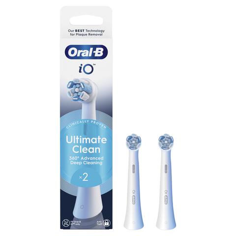 Oral-B iO Ultimate Clean Opzetborstels Wit 2 Stuks