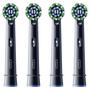 Oral-B Cross Action Opzetborstels Zwart - 4 Stuks