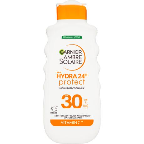Garnier Ambre Solaire Hydra 24H Protect Lotion Zonnebrandcrème SPF30 175ml Waterresistent Vitamine Cg