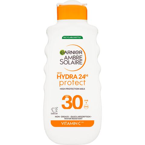 Garnier Ambre Solaire Hydra 24H Protect Lotion Zonnebrandcrème SPF30 175ml Waterresistent Vitamine Cg