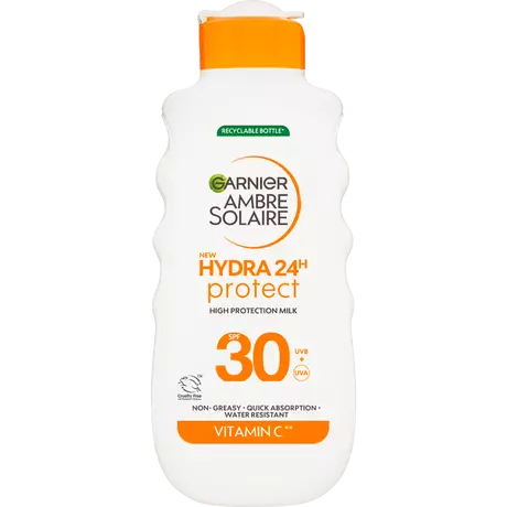 Garnier Ambre Solaire Hydra 24H Protect Lotion Zonnebrandcrème SPF30 175ml Waterresistent Vitamine Cg