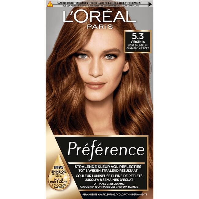 L'Oréal Paris Préférence Permanente Haarverf 5.3 Virginie