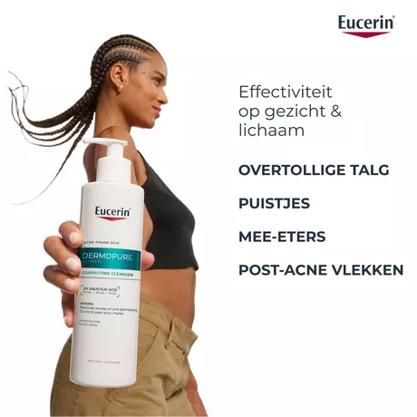 Eucerin DERMOPURE CLINICAL Corrigerende Reinigingsgel Gevoelige Huid 400 ML
